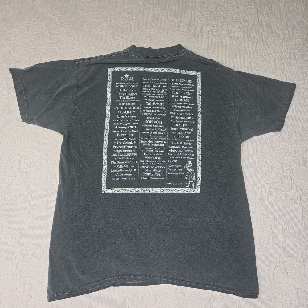 Vintage Bumbershoot 1999 Seattle Arts Festival Shirt Gray Crew Neck Late 90s - Picture 3 of 10
